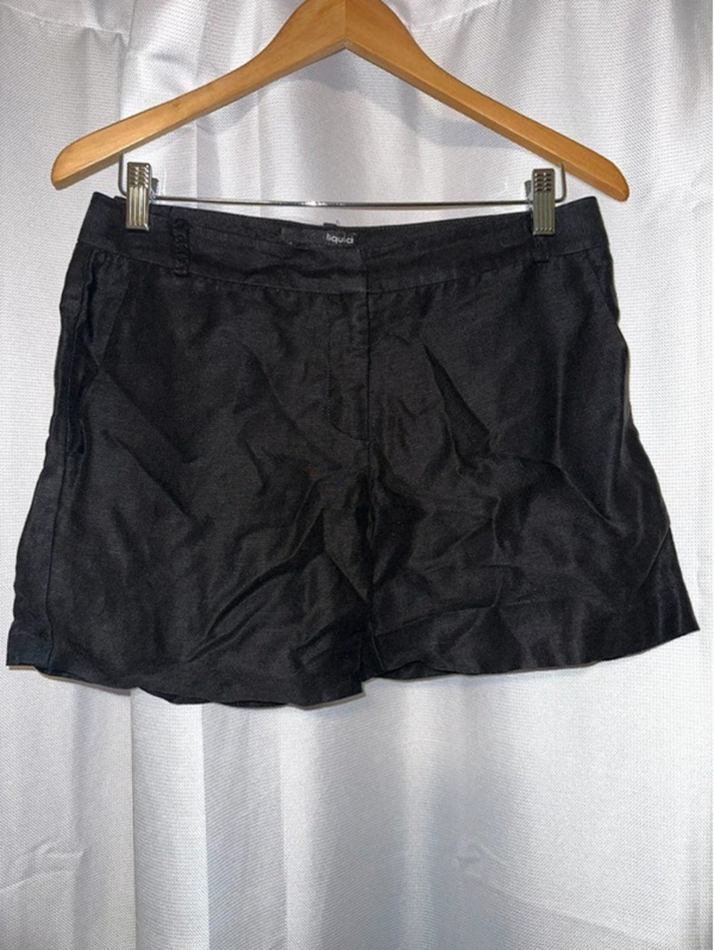 Women's Liquid casual Linen/Tencel tailored shorts size 0